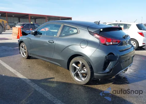 2019 Hyundai Veloster 2.0 z USA, uszkodzony, nr VIN KMHTG6AF4KU008415